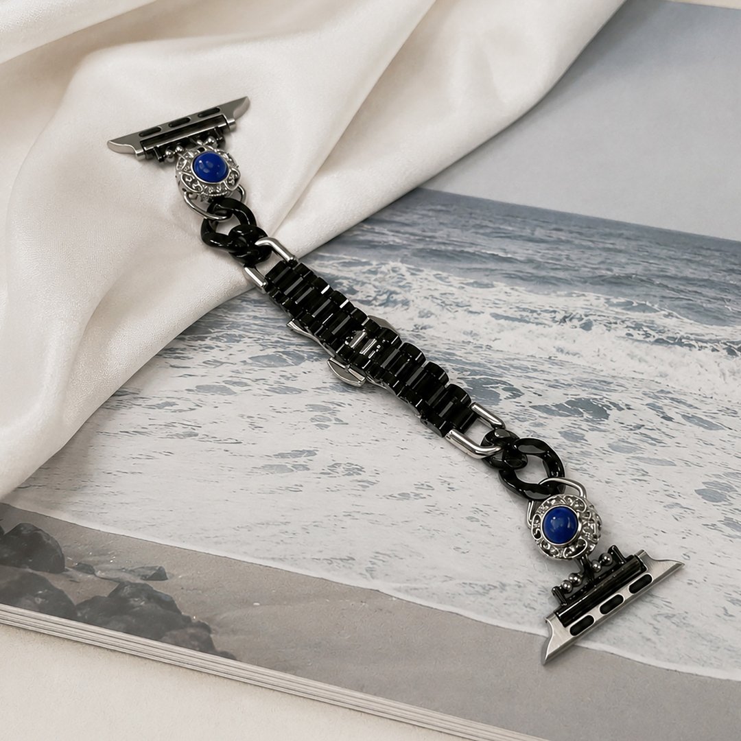 APPLE WATCH  - 【Kyanite】手做水晶表带 苹果表带 - 表带 - 水晶 