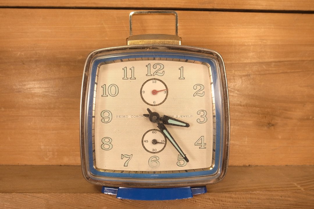 老骨头 SEIKO宝蓝机械闹钟 VINTAGE - 时钟/闹钟 - 其他金属 蓝色