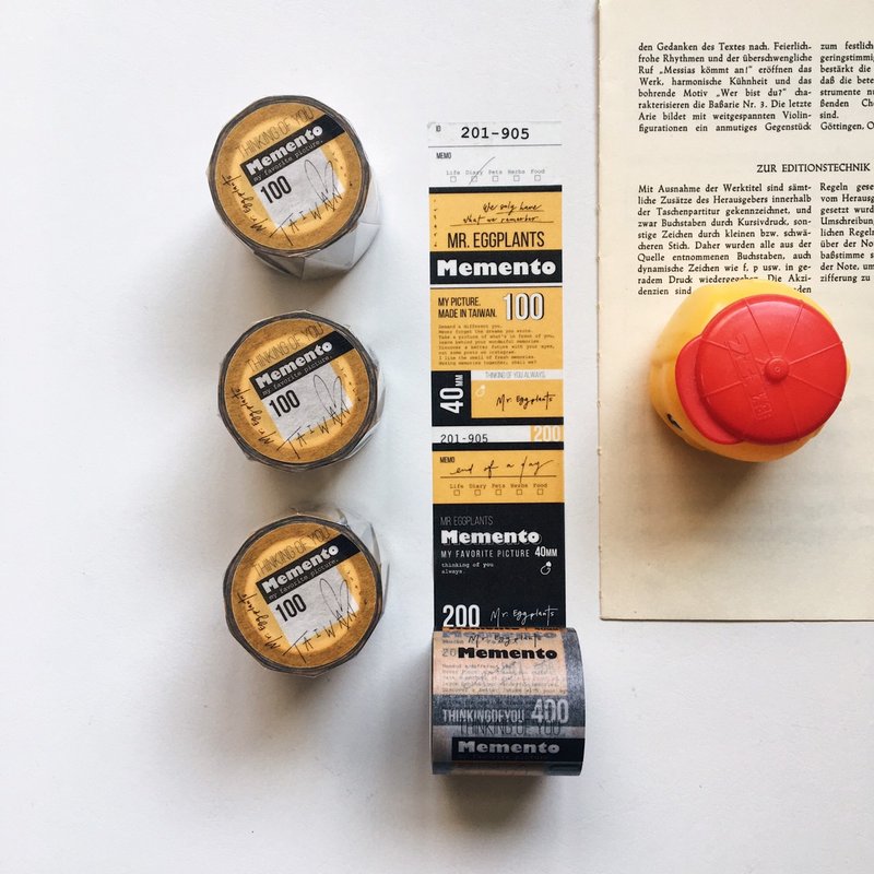 纸胶带 - 胶卷侧记 - 纸胶带 - 纸 黄色