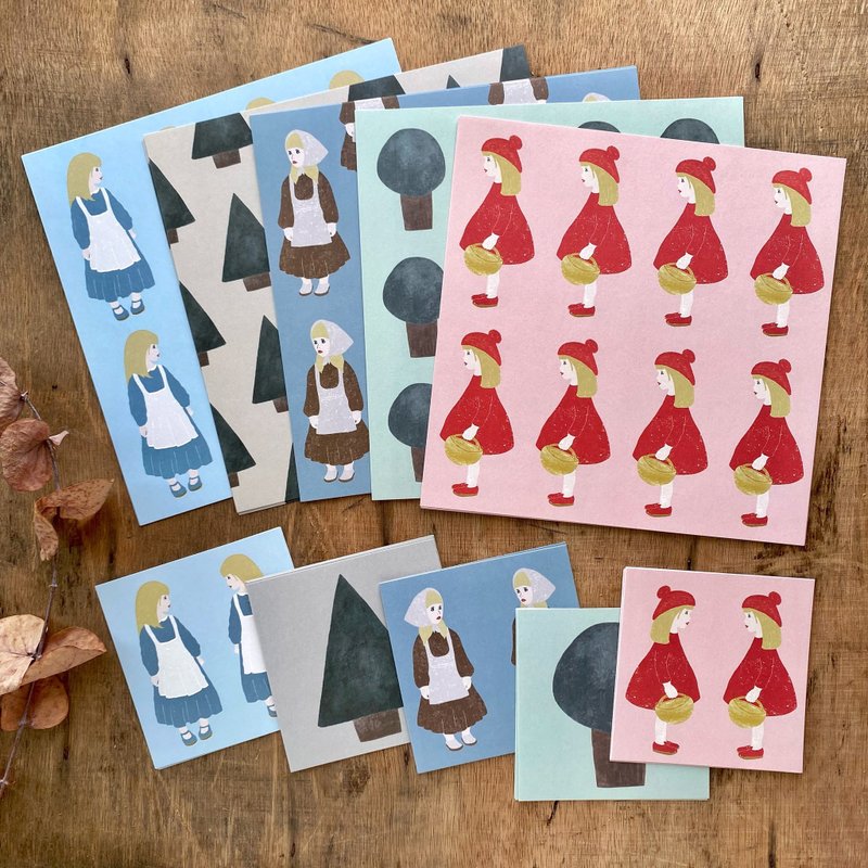 Origami + memo set 25+25 sheets - 便条纸/标签贴 - 纸 多色