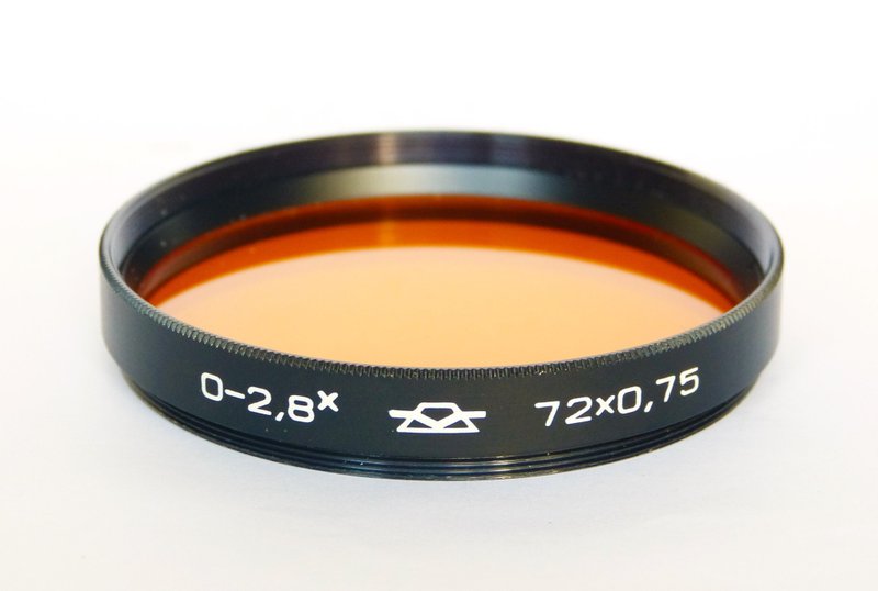 O-2.8x O-2,8x 72mm 橙色镜头滤镜 72x0.75 USSR KMZ - 相机 - 其他材质 橘色