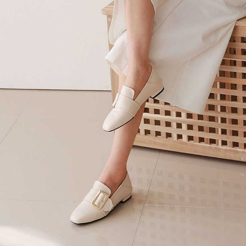 PRE-ORDER 韩国人手制 MACMOC Joseph IVORY 樂福鞋 - 男女凉鞋 - 其他材质 