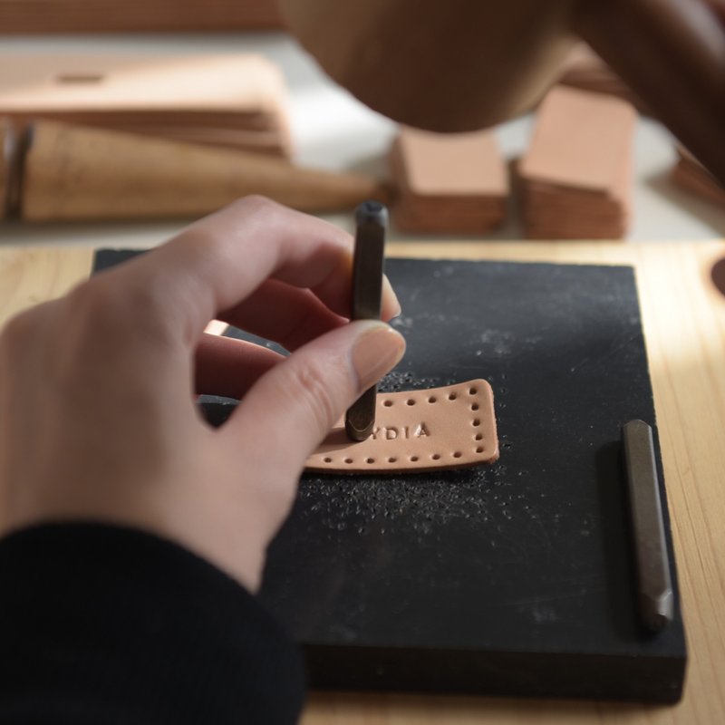 皮片压字定制服务 - 其他 - 真皮 卡其色