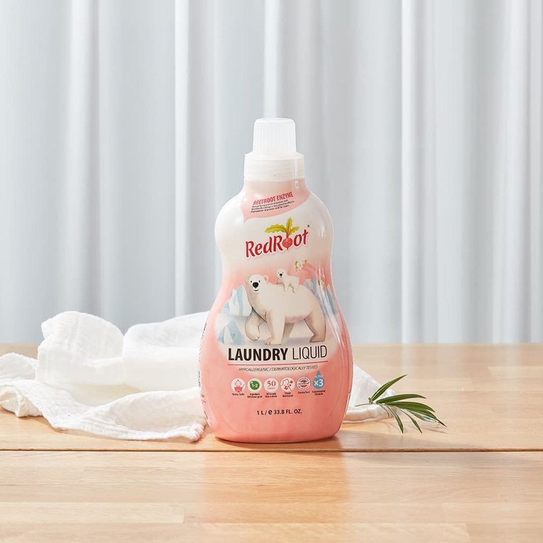 韩国【RedRoot】自然甜菜 北极熊宝贝 植萃洗衣精 甜蜜花香(1L) - 玩具/玩偶 - 其他材质 