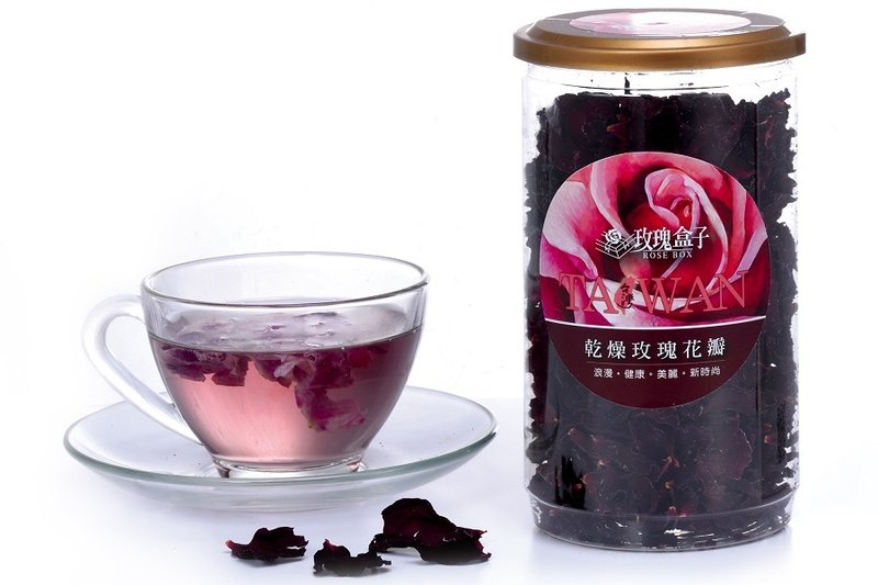 干燥玫瑰花瓣(2022/08/06到期) - 茶 - 新鲜食材 红色