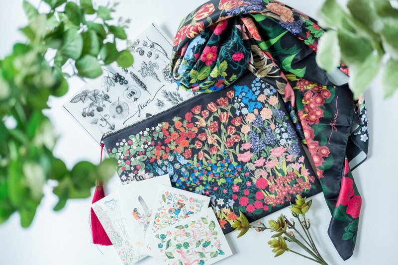 /限量/ 四合一大礼包 - 丝巾+手拿包+卡片+小礼物 - 其他 - 其他材质 多色