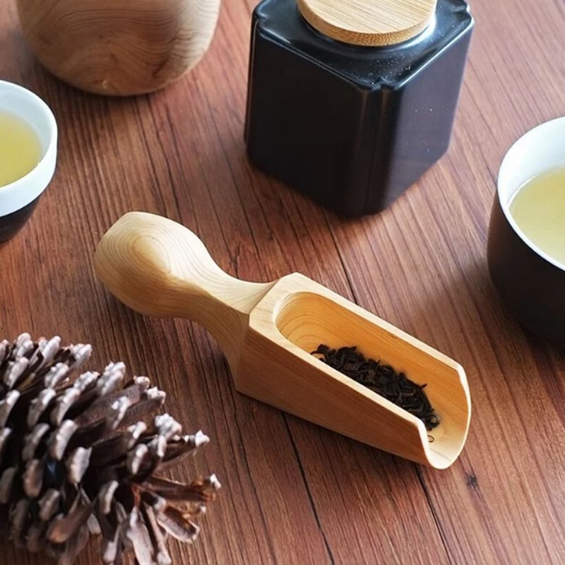 不差店-Notbadshop 台湾桧木手工制茶匙 - 茶具/茶杯 - 木头 