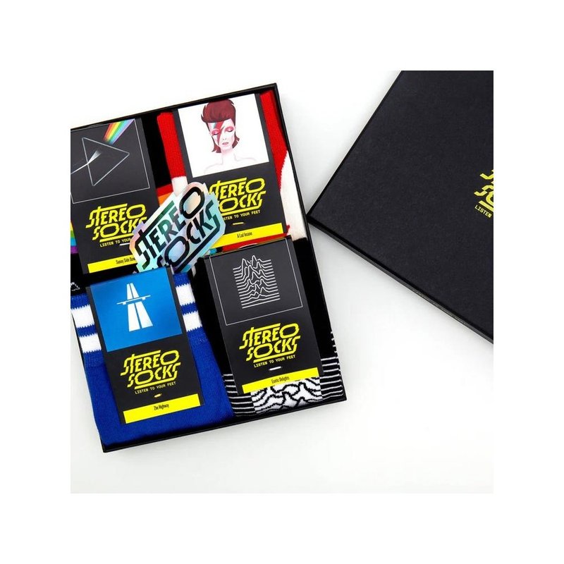 【葡萄牙进口】Music Gift Box 音乐礼盒 送礼 可装四双音乐袜 - 袜子 - 纸 黑色