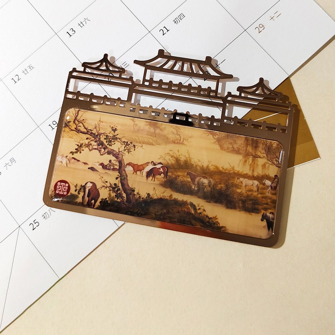 故宫名画磁铁-百骏图 - 冰箱贴/磁贴 - 其他材质 