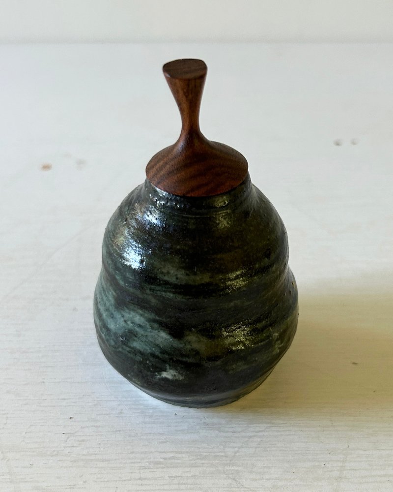 绘图：墨葫芦 - 调味罐/酱料瓶 - 陶 黑色