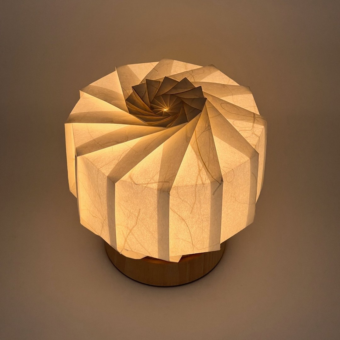 折叠光影 - 太鼓 - - 灯具/灯饰 - 纸 白色