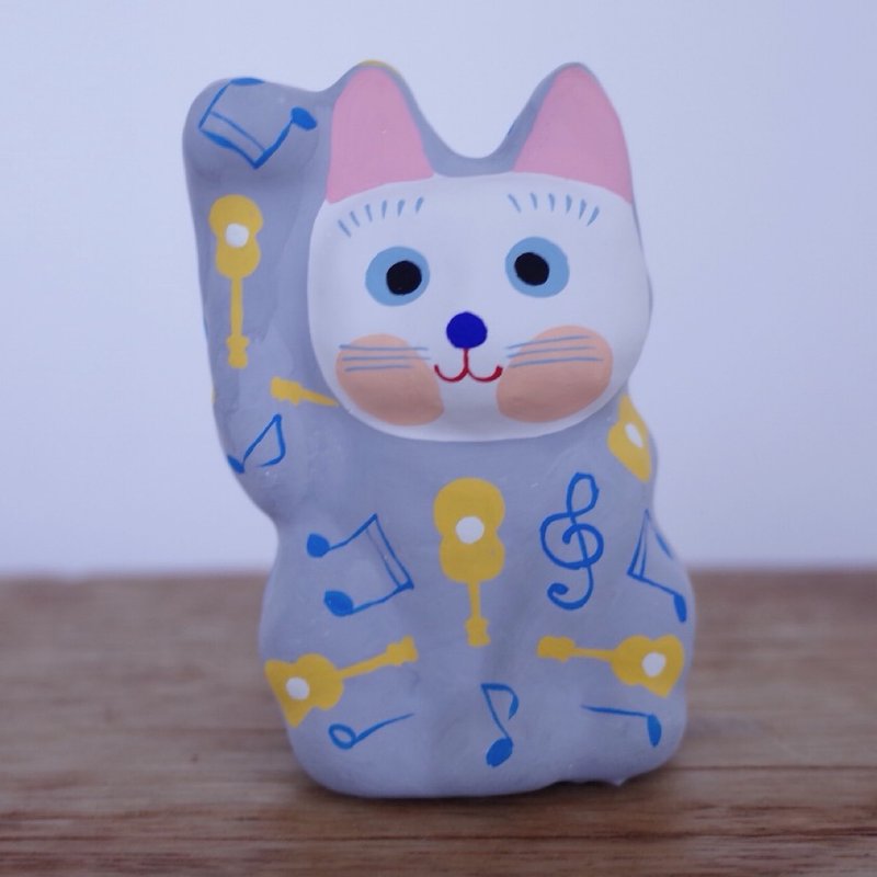 Lucky Cat Guigar Pattern Right beckoning - 玩偶/公仔 - 纸 