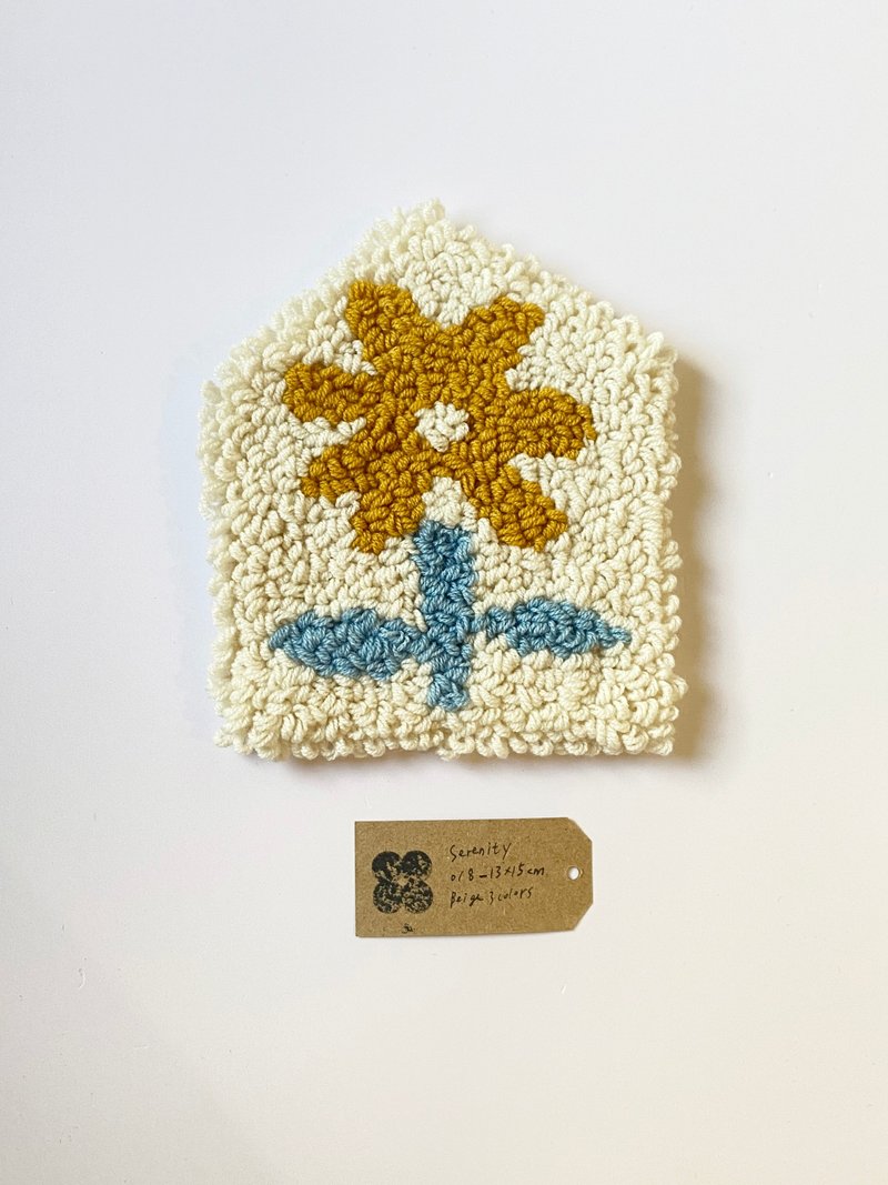 Serenity 宁静感 居家摆饰 毛垫 蜡烛垫 矿垫 小毯 冥想 米色 - 摆饰 - 棉．麻 