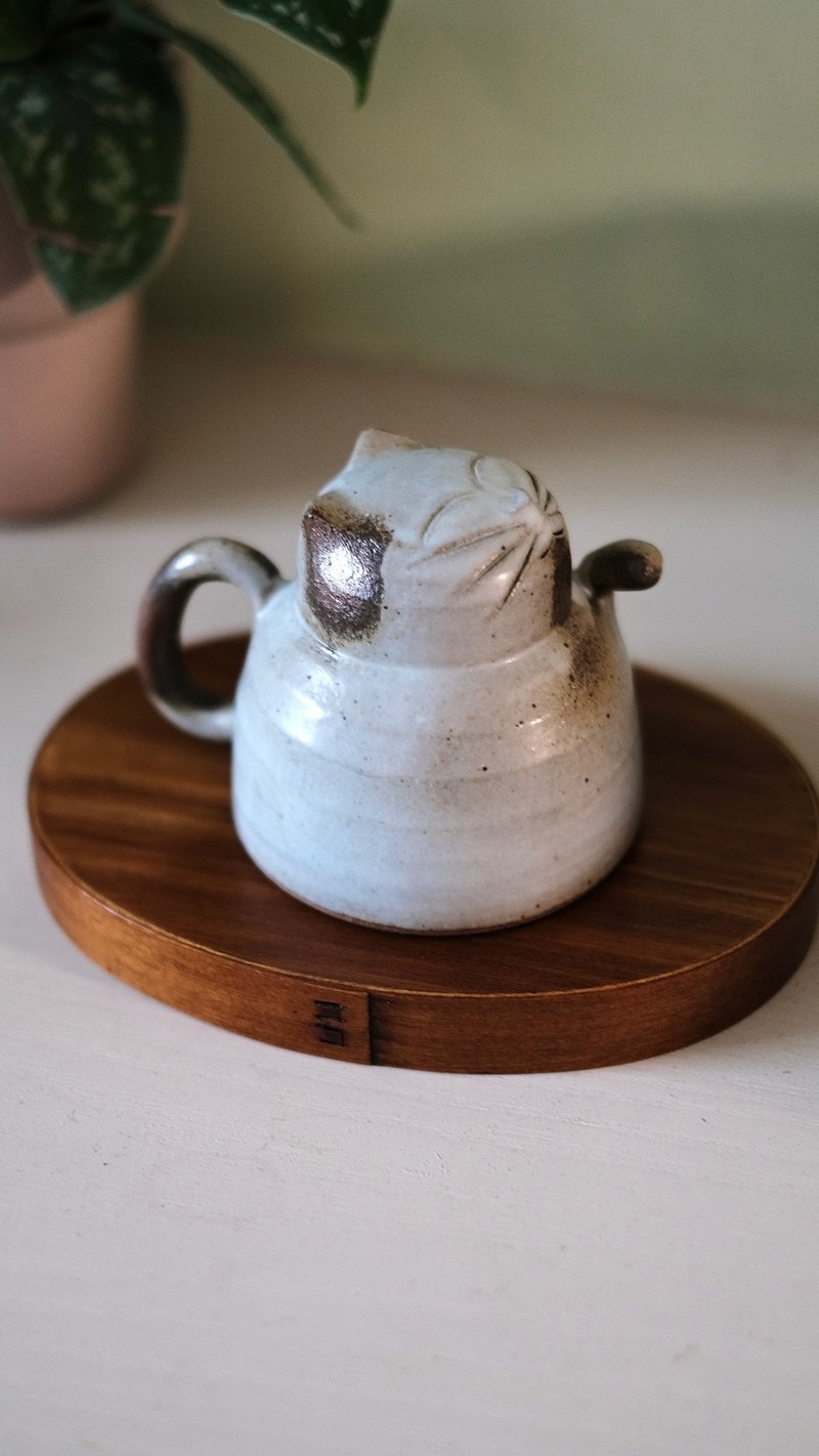 设计款猫咪陶杯 - 咖啡杯/马克杯 - 陶 