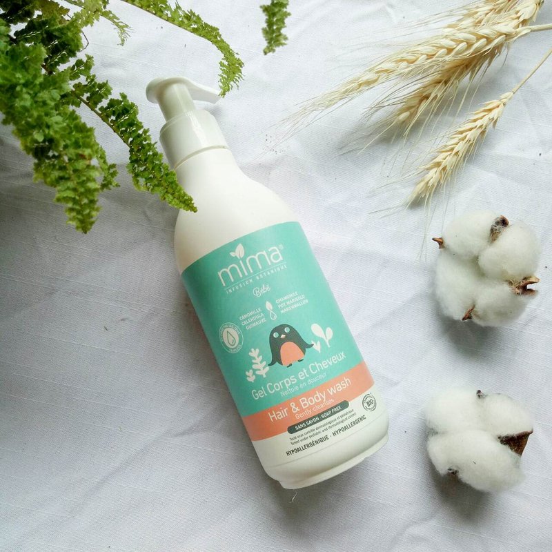 婴幼儿二合一沐浴洗发乳 - MiMa Cosmetics西班牙有机 - 其他 - 其他材质 白色