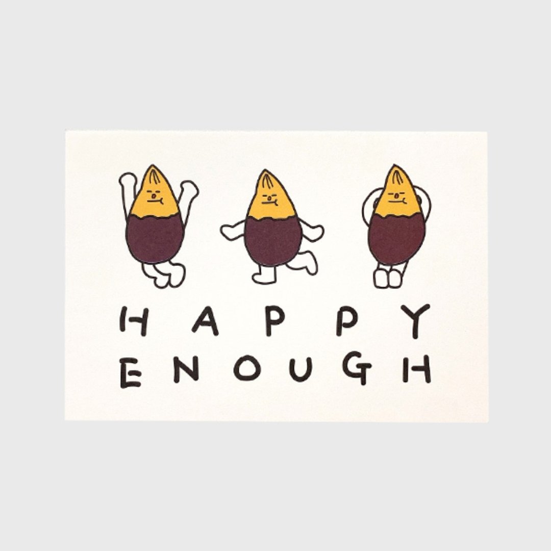 SASIM happy enough 插画明信片 - 卡片/明信片 - 纸 