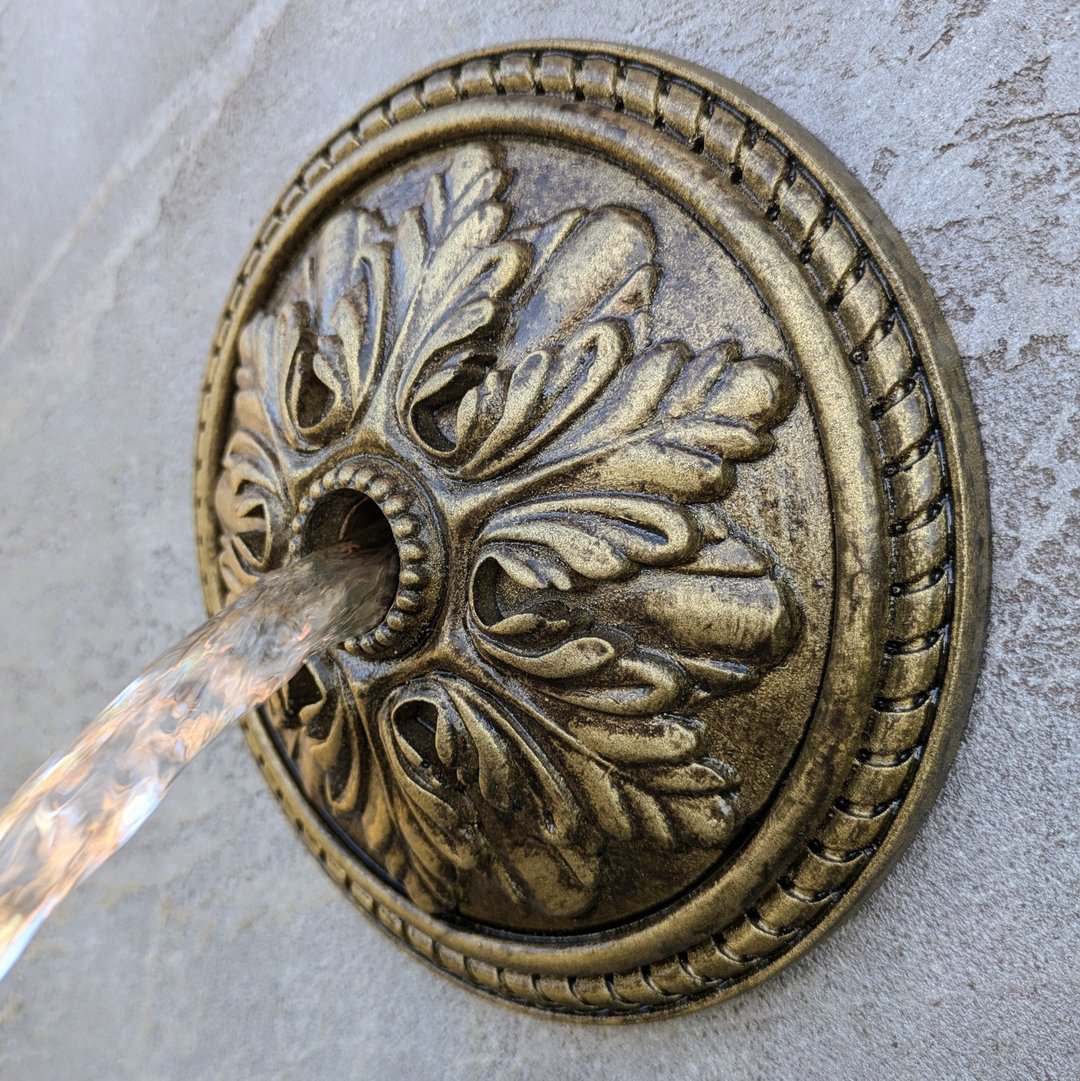 出水口 罗马饰头 喷泉出水口 泳池水景 - 墙贴/壁贴 - 其他金属 