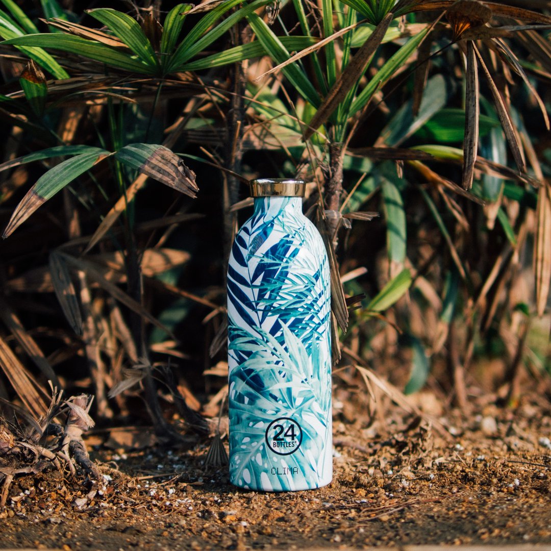 意大利24Bottles【CLIMA冷热保温系列】苍翠薰风 - 850ml不锈钢瓶 - 水瓶/水壶 - 其他金属 绿色