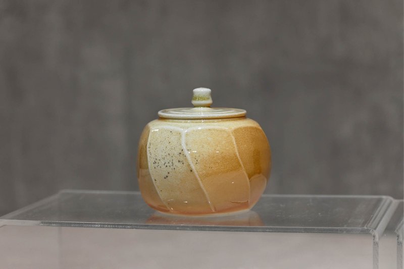 柴烧盖罐 纯瓷 茶仓 【臻麟陶艺】 - 茶具/茶杯 - 瓷 