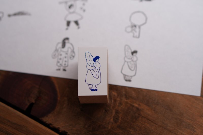 面包日  IVY SNOW 印章 - 印章/印台 - 木头 