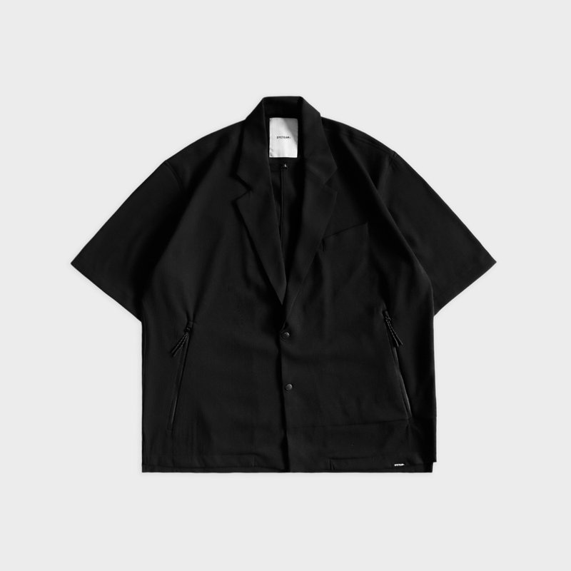 DYCTEAM - PERMADRY 吸湿快干机能_短袖衬衫西装外套 - 男装外套 - 其他材质 黑色