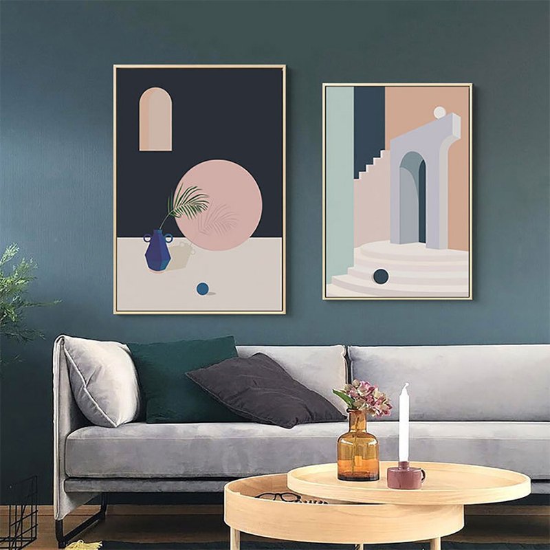 幻象之所_挂画_艺术系列_台湾制造 两个工作天快速出货 - 海报/装饰画/版画 - 棉．麻 多色