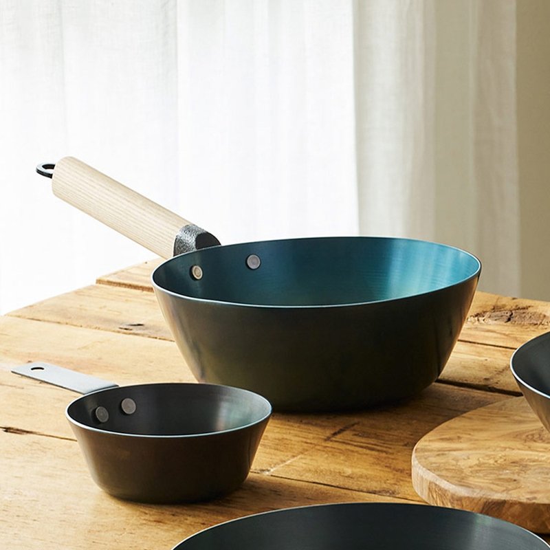 日本like-it 日制多功能深平底铁锅/炒锅-20cm - 锅具/烤盘 - 其他金属 黑色