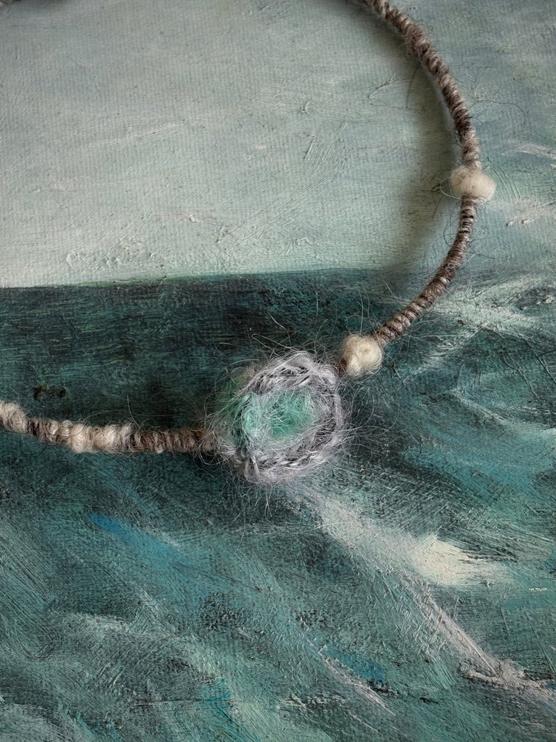 冰雾迷境系列-冰晶雾颈链 - 项链 - 其他材质 透明