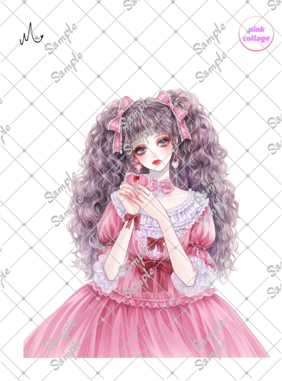原创角色贴纸限量粉红系列，至9月10日 - 贴纸 - 纸 