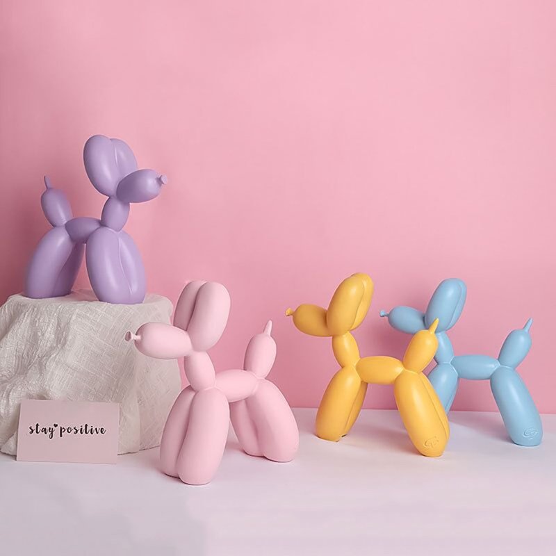 马卡龙大型气球狗造型摆饰 - 摆饰 - 树脂 多色