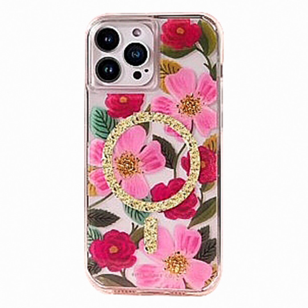 Rifle Paper Co.联名款 iPhone 14系列防摔抗菌保护壳-玫瑰花园 - 数码小物 - 其他材质 