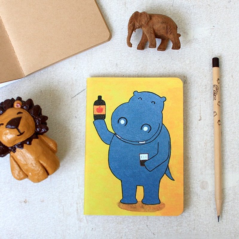 小笔记本 ∣ 小河马小乐 - 笔记本/手帐 - 纸 多色