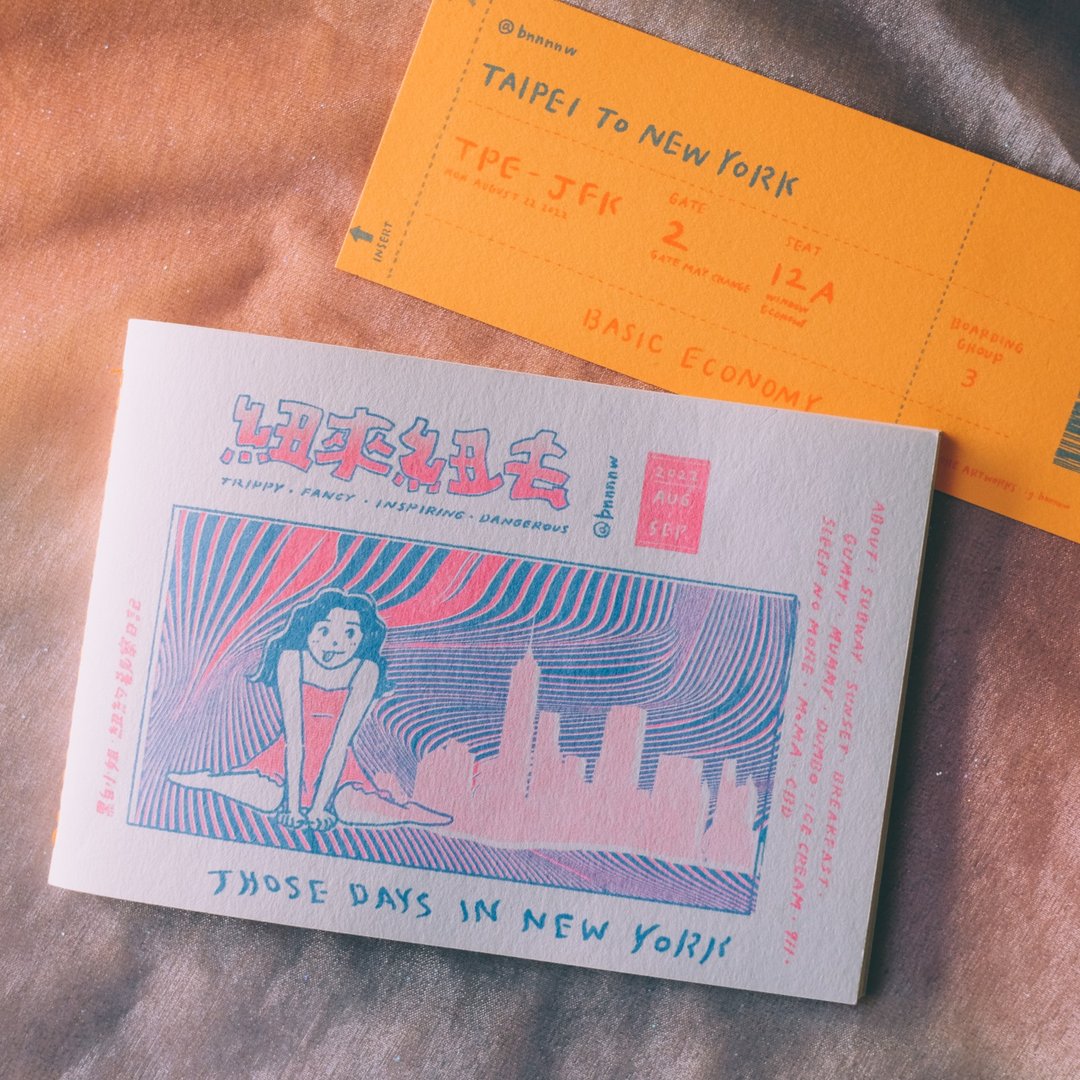 纽来纽去 纽约灵感小志 zine - 刊物/书籍 - 纸 紫色