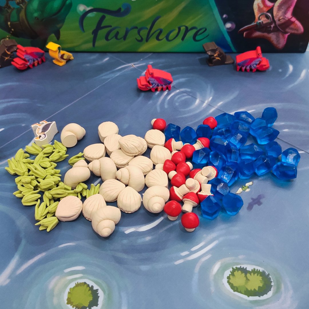 豪华代币与 Everdell Farshore 棋盘游戏兼容 - 桌游/玩具 - 其他材质 