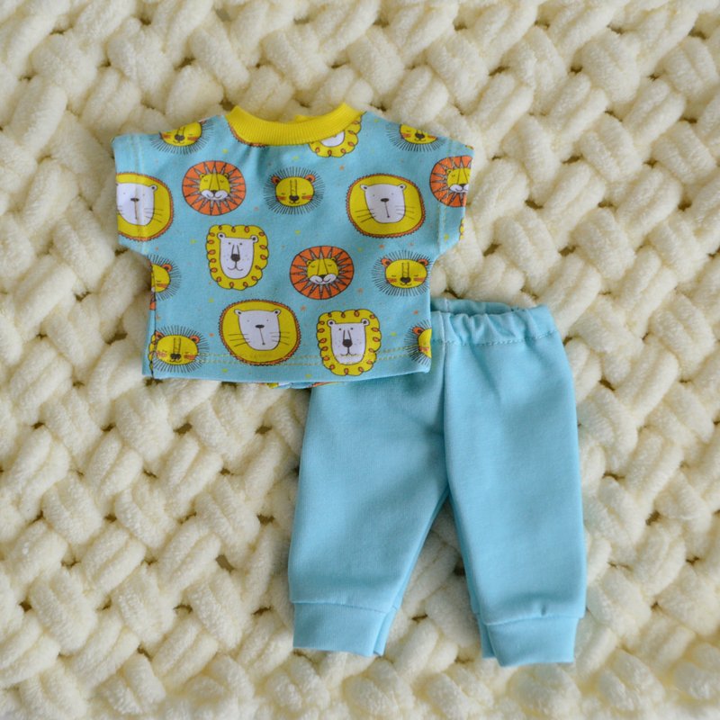 Ready to ship pajamas for 12inches (30 cm) waldorf boy doll - 玩具/玩偶 - 棉．麻 