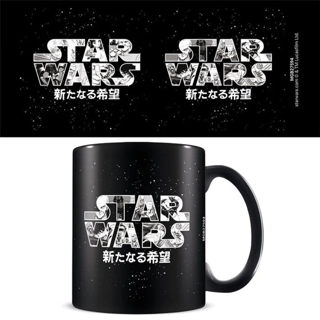 【星际大战】日本漫画版:崭新的希望 有色内里马克杯/Star Wars - 咖啡杯/马克杯 - 陶 黑色