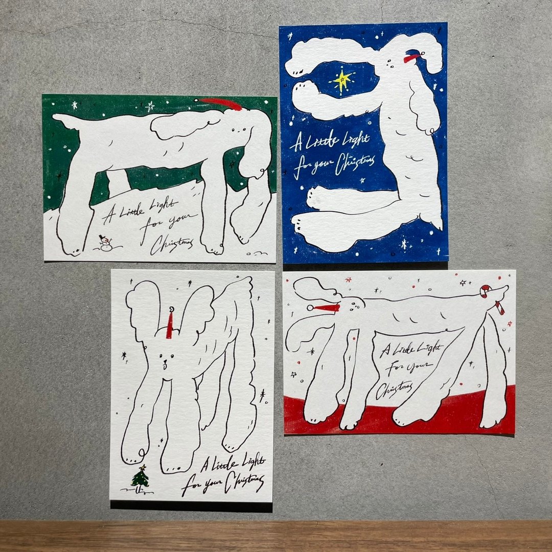 插画明信片 | 圣诞系列 - 卡片/明信片 - 纸 