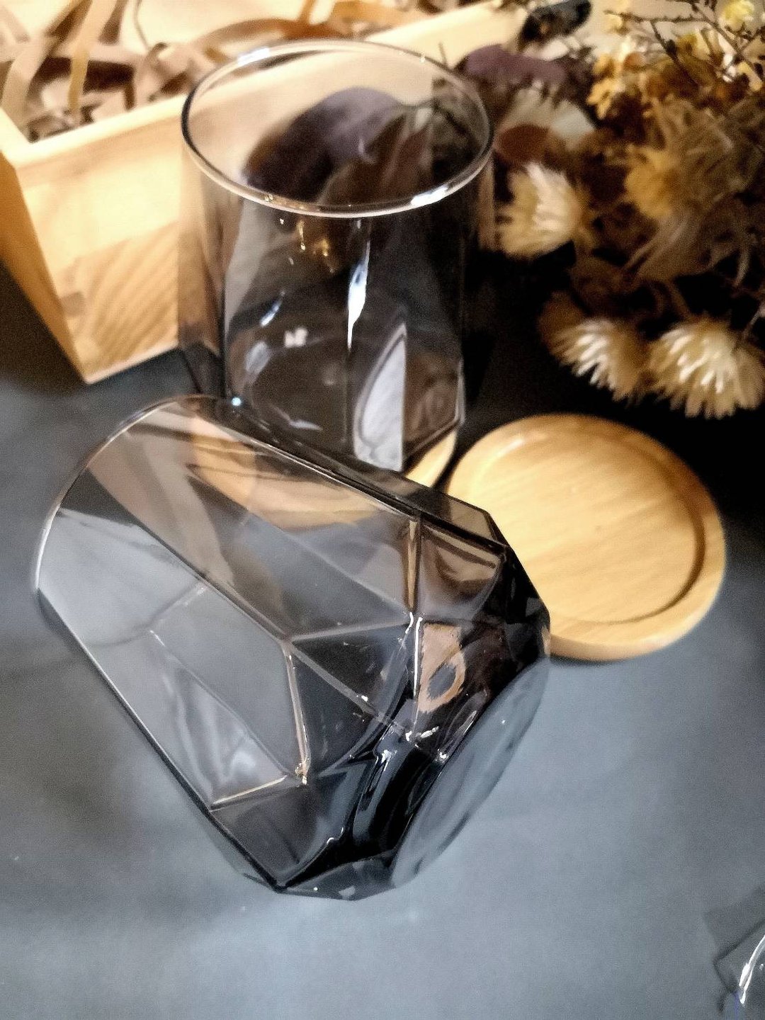 定制刻字杯 书写字体 附木礼盒 纪念礼物/工商礼品/生日礼物 - 玻璃杯 - 玻璃 透明