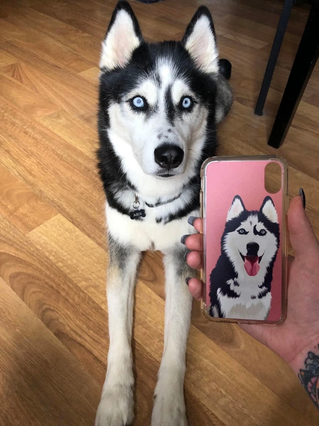 定制化手工宠物自画像手机壳 客制化手绘iPhone手机壳毛孩子肖像 - 手机壳/手机套 - 其他材质 多色
