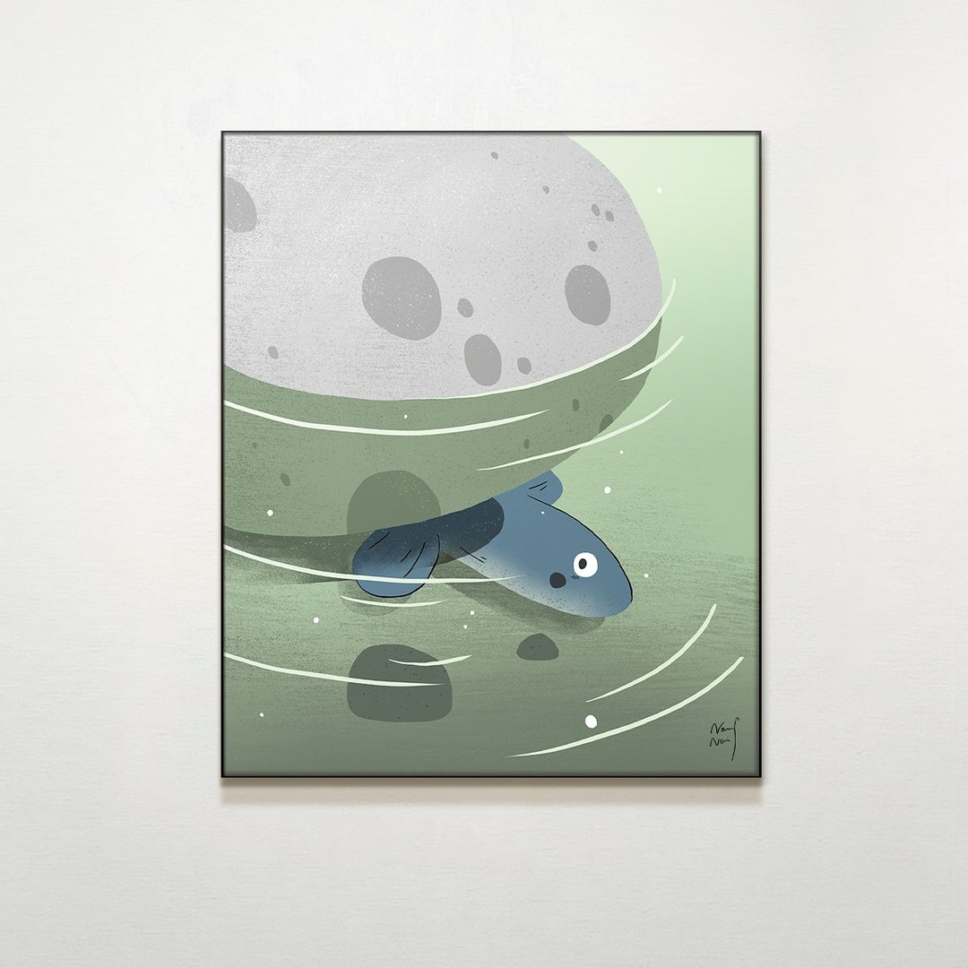 事有蹊跷 / 施暖暖.插画.客厅.卧室挂画.空间布置.家居布置 - 海报/装饰画/版画 - 防水材质 