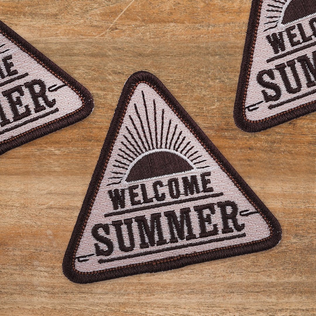 【去走走刺绣布贴】Welcome SUMME - 编织/刺绣/羊毛毡/裁缝 - 绣线 