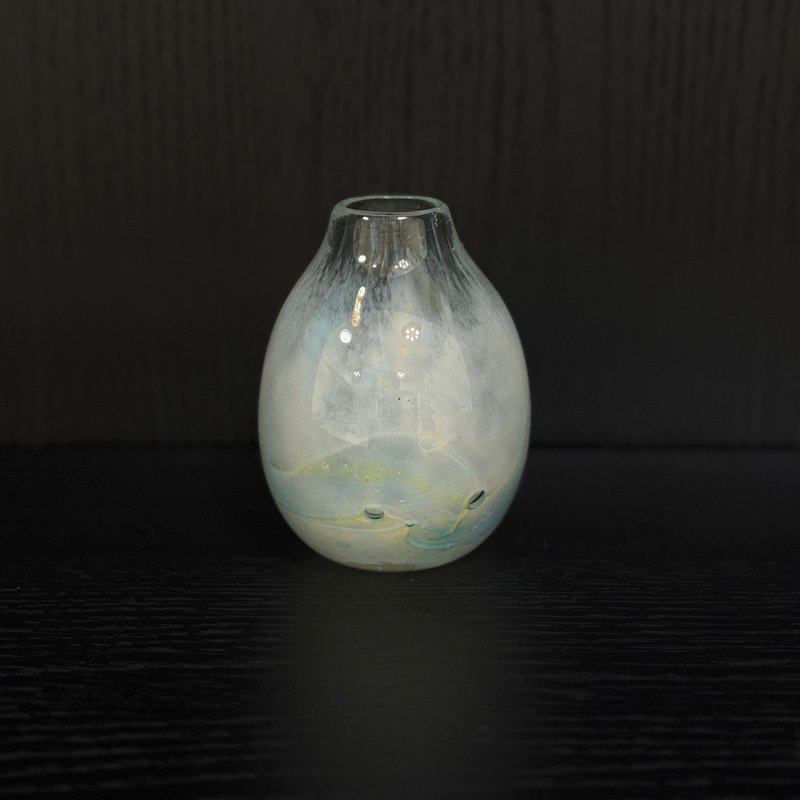 月光晴雾玻璃花瓶 - 摆饰 - 玻璃 