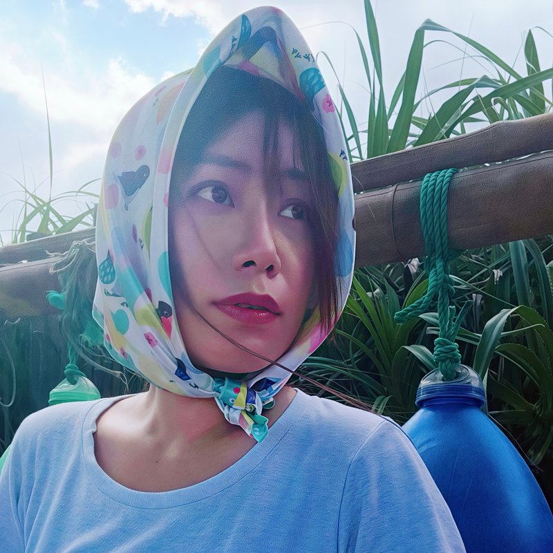 chuchulove 65 X 65 丝巾方巾  印花 / 爱情丛林鸟 - 丝巾 - 其他材质 