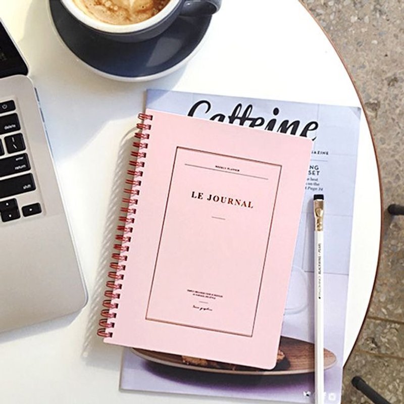 Seeso 时报刊物环装周计划-气质粉,SSO33569 - 笔记本/手帐 - 纸 粉红色