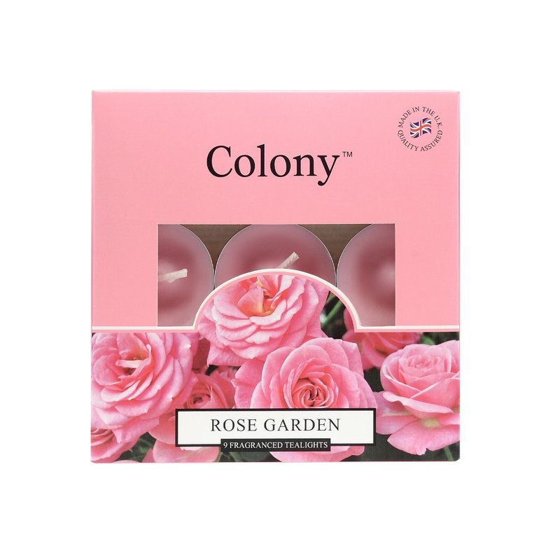英伦蜡烛 Colony系列  玫瑰花园 9入迷你蜡烛 9入 - 蜡烛/烛台 - 蜡 红色