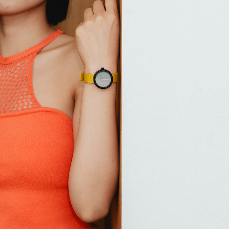 日本 YOT WATCH 32mm手表 / 芥末黄 - 女表 - 其他材质 多色