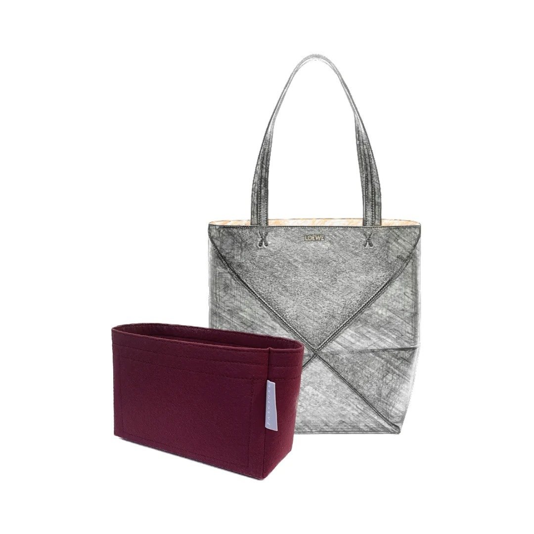 【香港制造|韩国绒布】手制内袋- Loewe Puzzle Fold Tote Large - 化妆包/杂物包 - 其他材质 多色