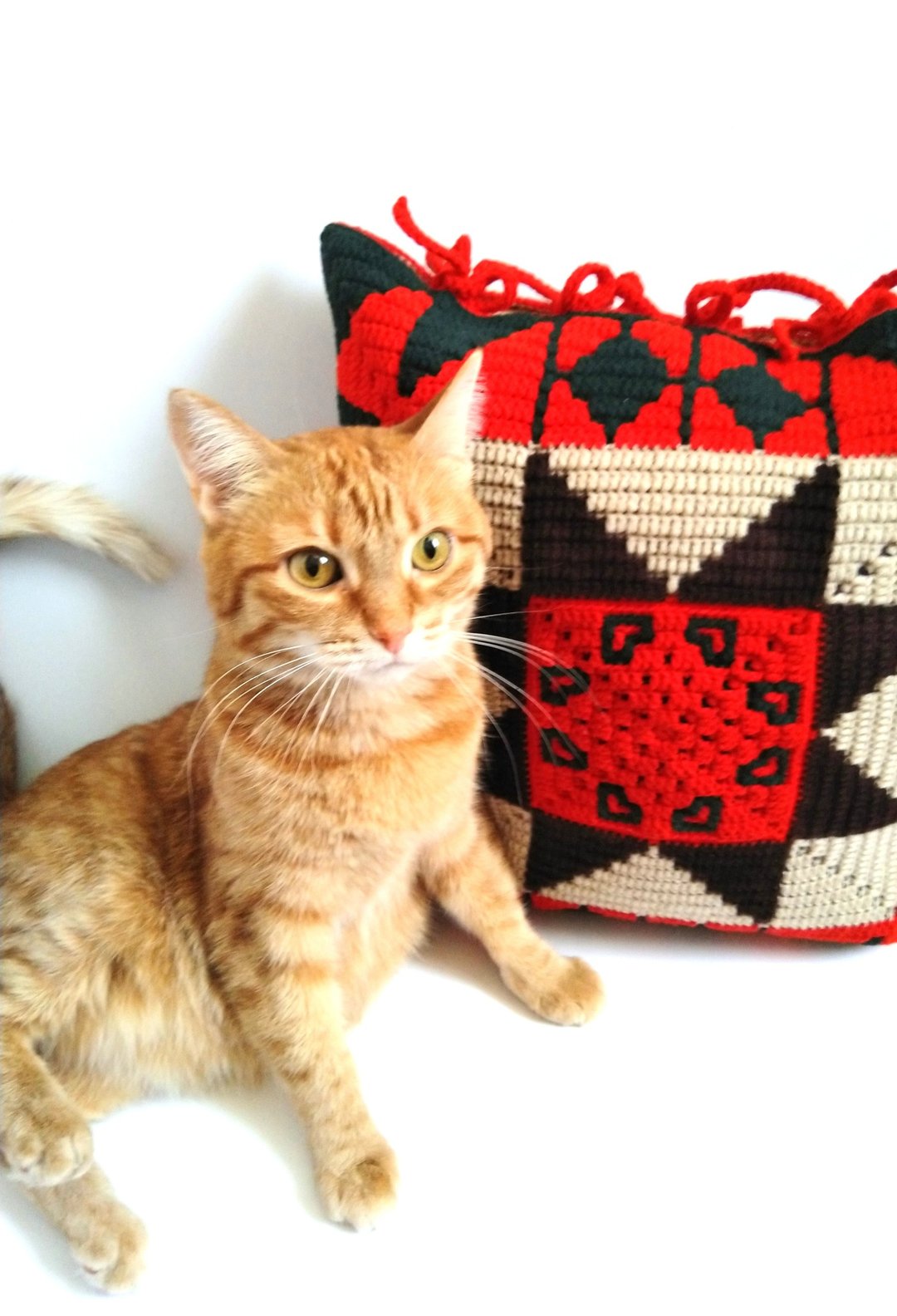 Digital Download PDF Chart and Instructions for Overlay Mosaic Crochet Square - 被子/毛毯 - 压克力 多色