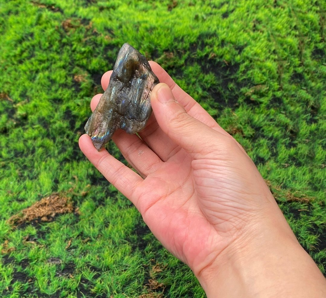 能量摆饰-天然几何渐层彩光拉长石  旺姻缘 财运水晶 快速出货 - 摆饰 - 水晶 多色
