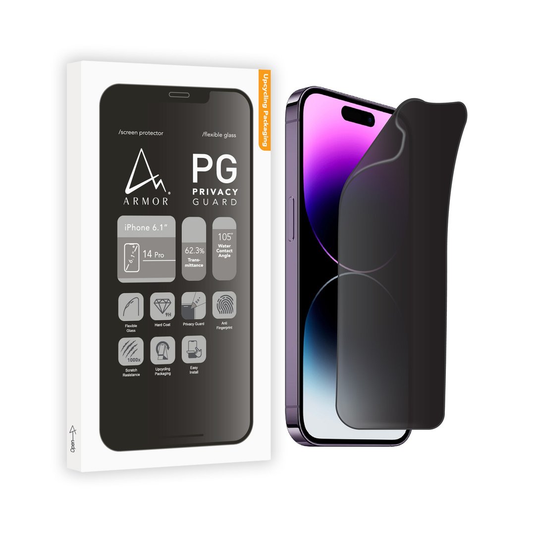 ARMOR iPhone 17e / 14 系列软性玻璃9H防窥萤幕保护贴 - 手机配件 - 其他材质 